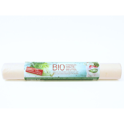 Bio Frischhaltebeutel/Tragetaschen aus Bio Kunststoff 40x32cm im Pack (10 Stck)